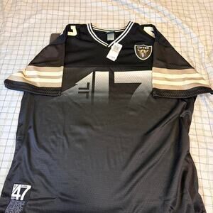 Lifted Anchors Black and White Jersey Size 3XL